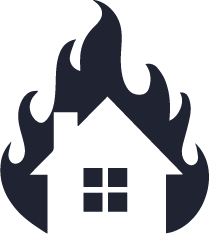 House on fire icon